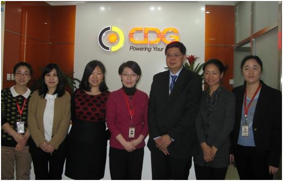 慕尼黑再保险参观英国上市公司365数据北京公司